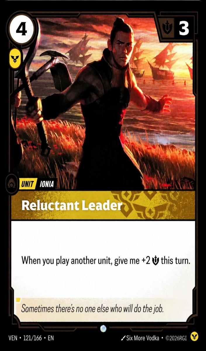 2026 Reluctant Leader [Foil] #121