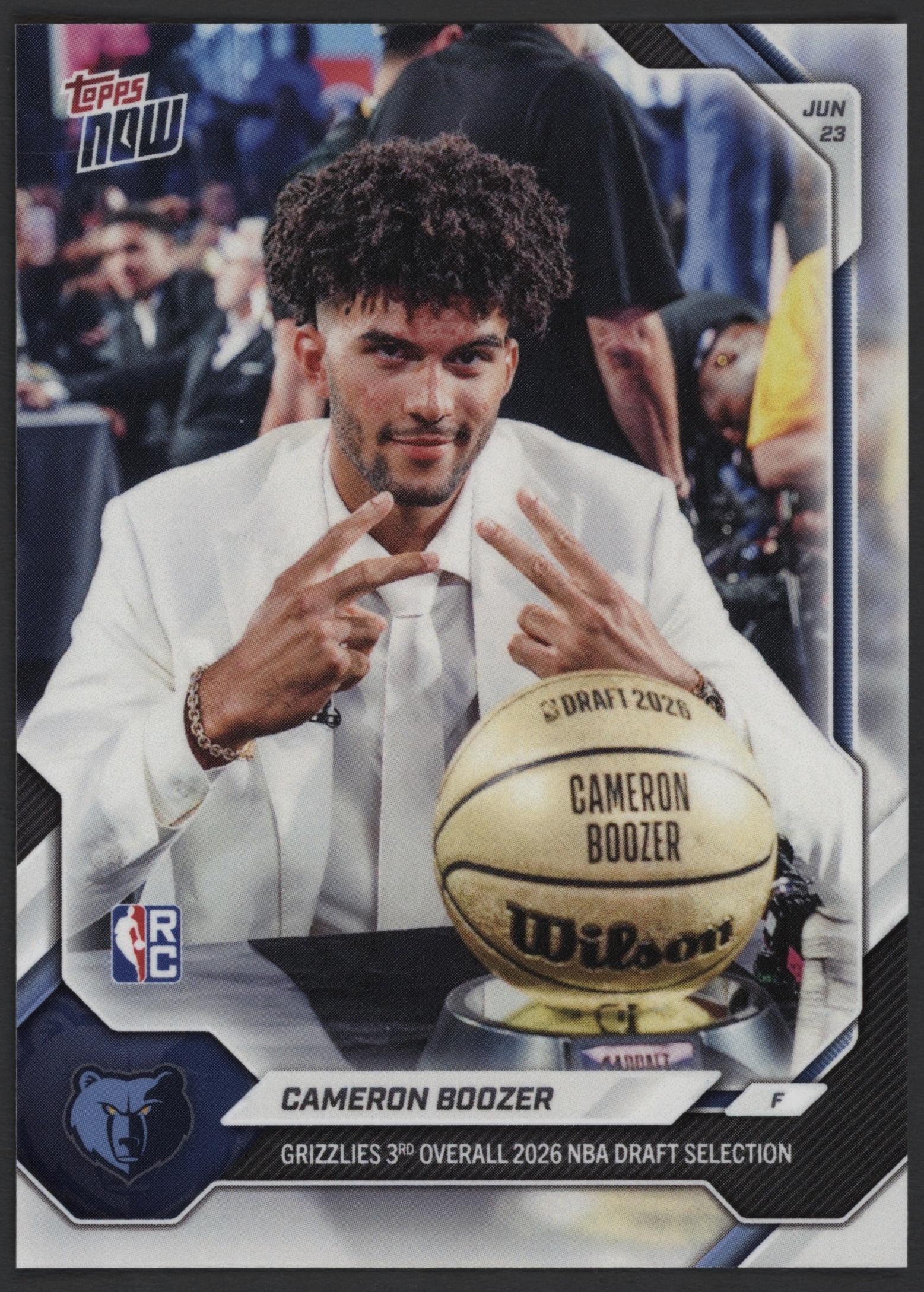 Cameron Boozer - 2026 Topps Now NBA Draft Basketball