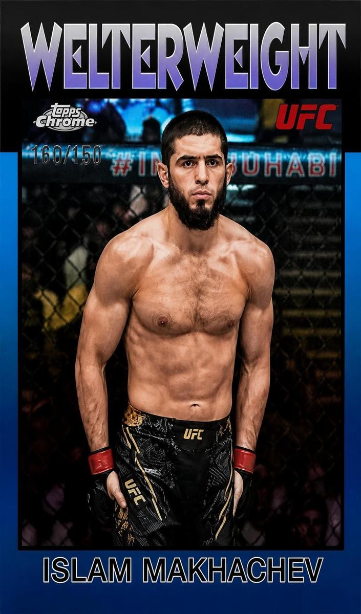 2026 Islam Makhachev [Blue Refractor] #86-20