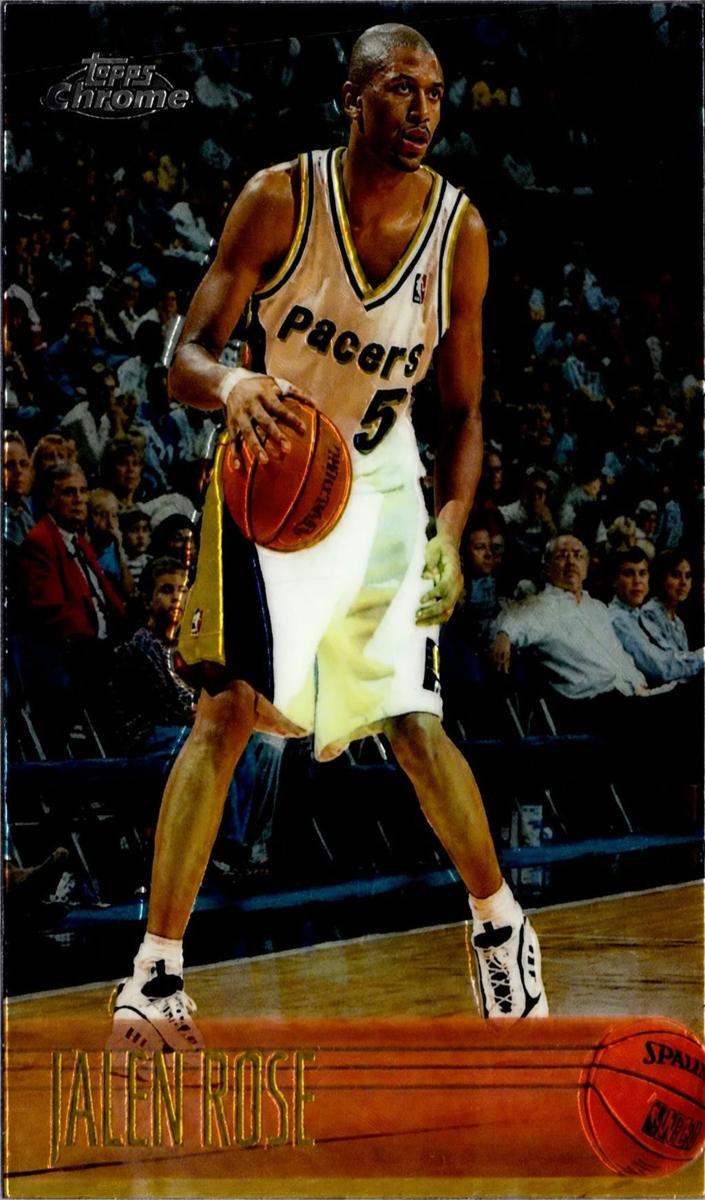 1996 Topps Chrome Jalen Rose #120 card