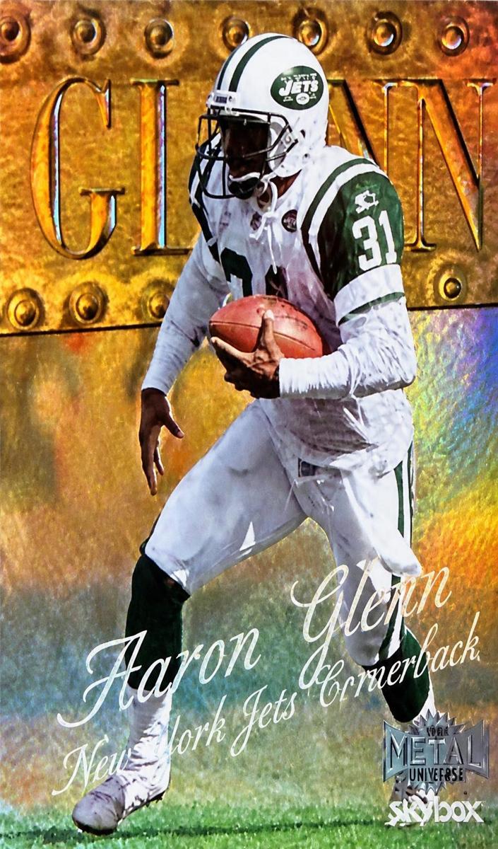 1999 Aaron Glenn [Precious Metal Gems] #111