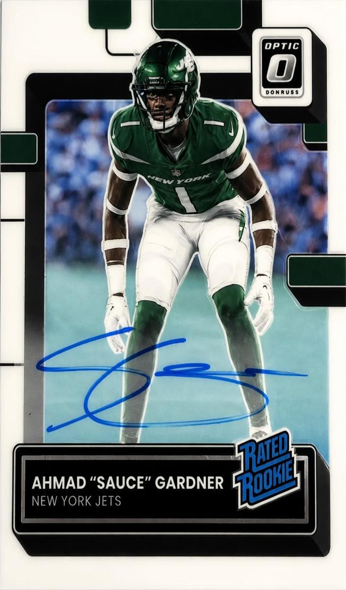 2022 Donruss Optic Ahmad "Sauce" Gardner #228 card