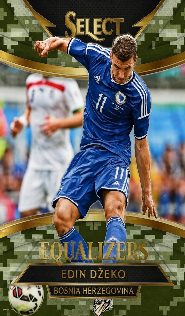 2015 Panini Select Edin Dzeko [Camo] #3 card