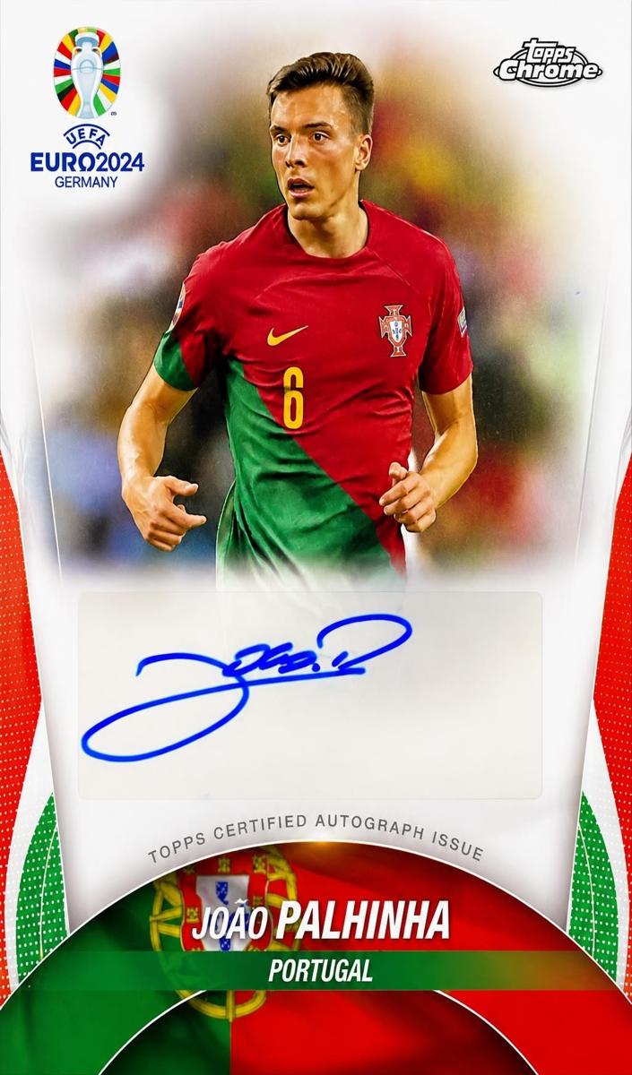 2024 Topps Chrome UEFA Euro Joao Palhinha #CA-JP card