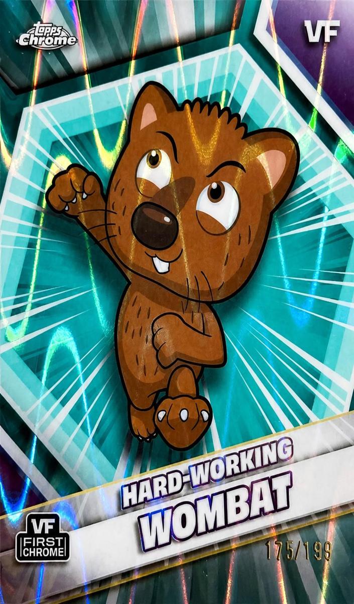 2026 Hard-Working Wombat [Aqua RayWave Refractor] #91