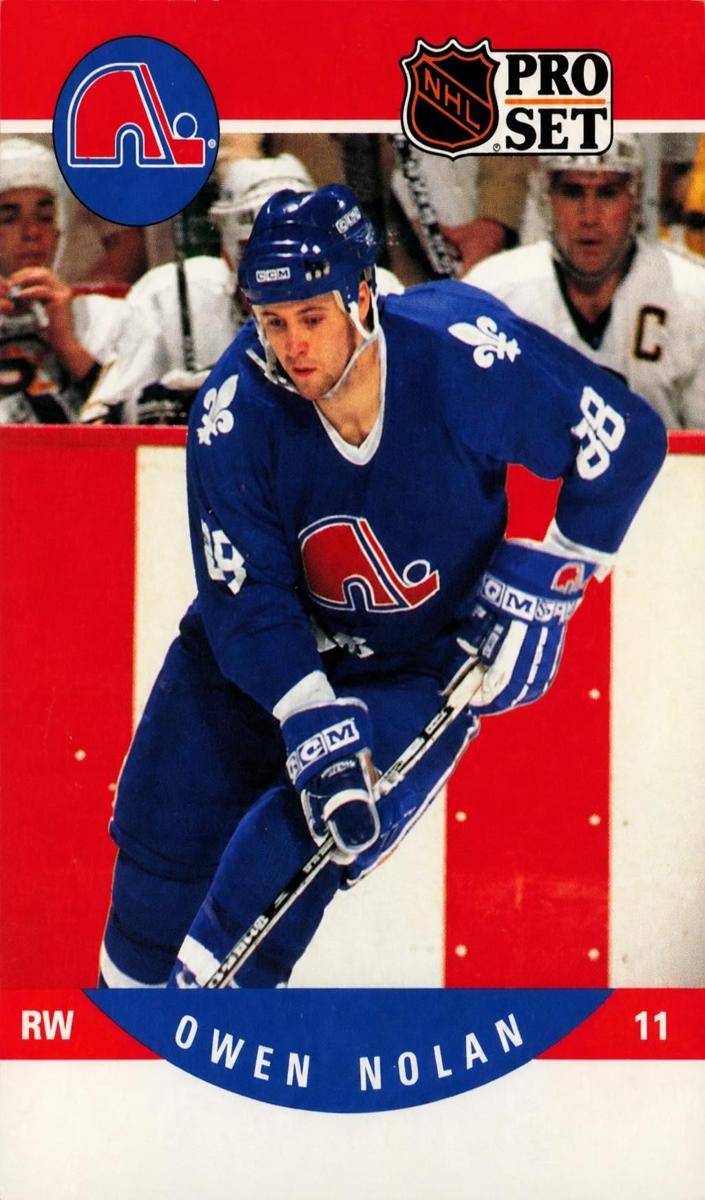 1990 Pro Set Owen Nolan #635 card