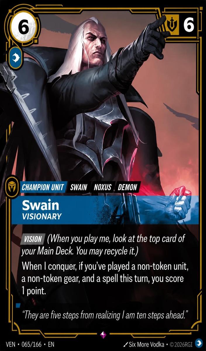 2026 Swain, Visionary [Foil] #65