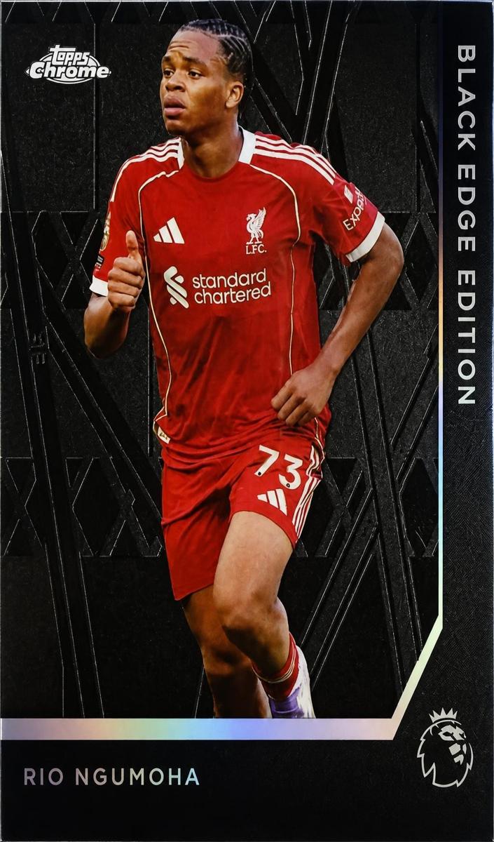 2026 Topps Chrome Premier League Rio Ngumoha #BLK-13 card