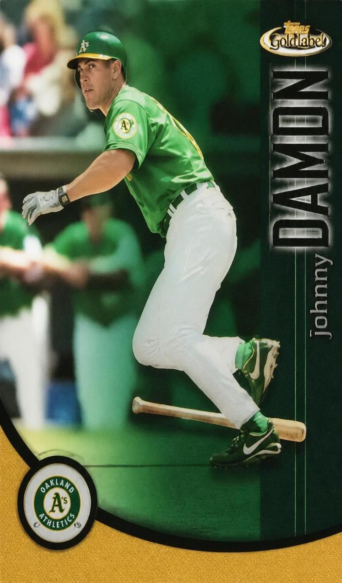 2001 Topps Finest Johnny Damon #59 card