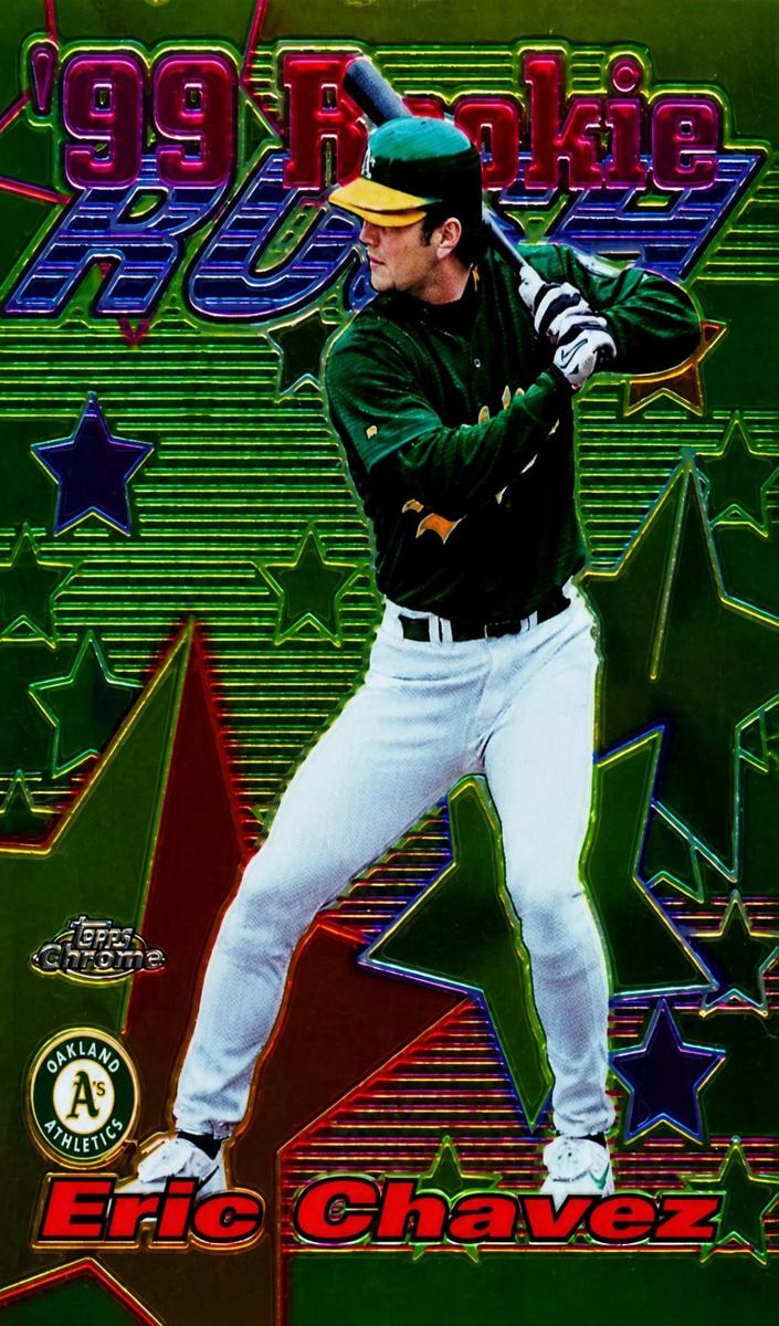 1999 Topps Chrome Eric Chavez #AE14 card
