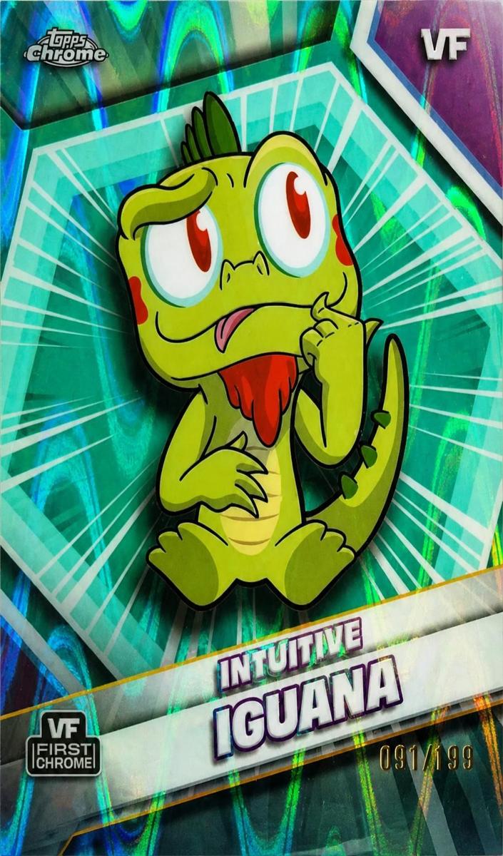 2026 Intuitive Iguana [Aqua RayWave Refractor] #104