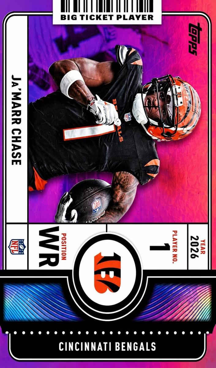 2026 Ja'Marr Chase [Pink] #BTP-9
