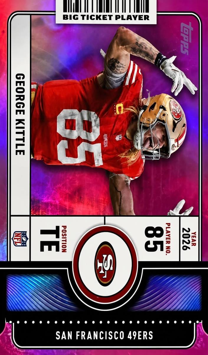 2026 George Kittle [Pink] #BTP-20