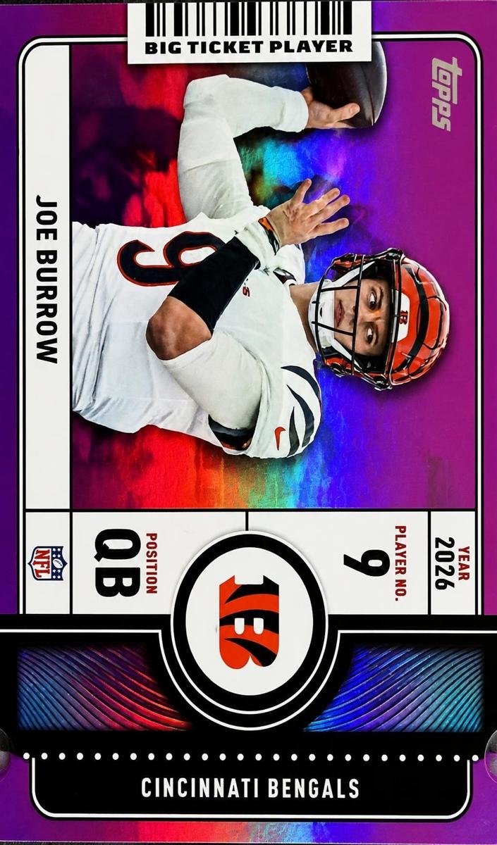 2026 Joe Burrow [Pink] #BTP-8