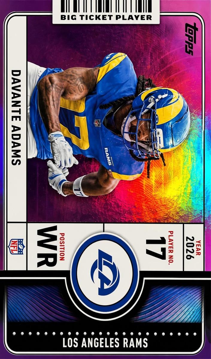 2026 Davante Adams [Pink] #BTP-18