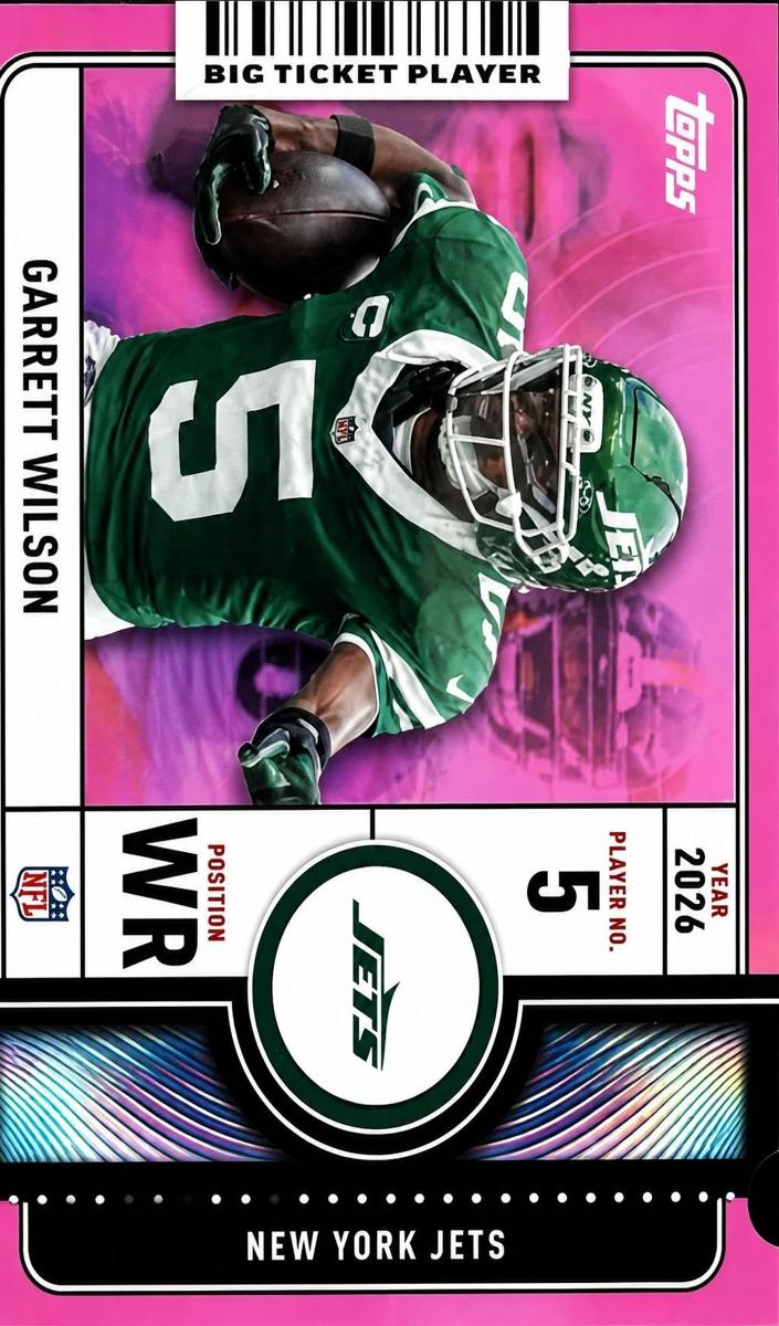 2026 Topps Flagship Garrett Wilson [Pink] #BTP-21 card