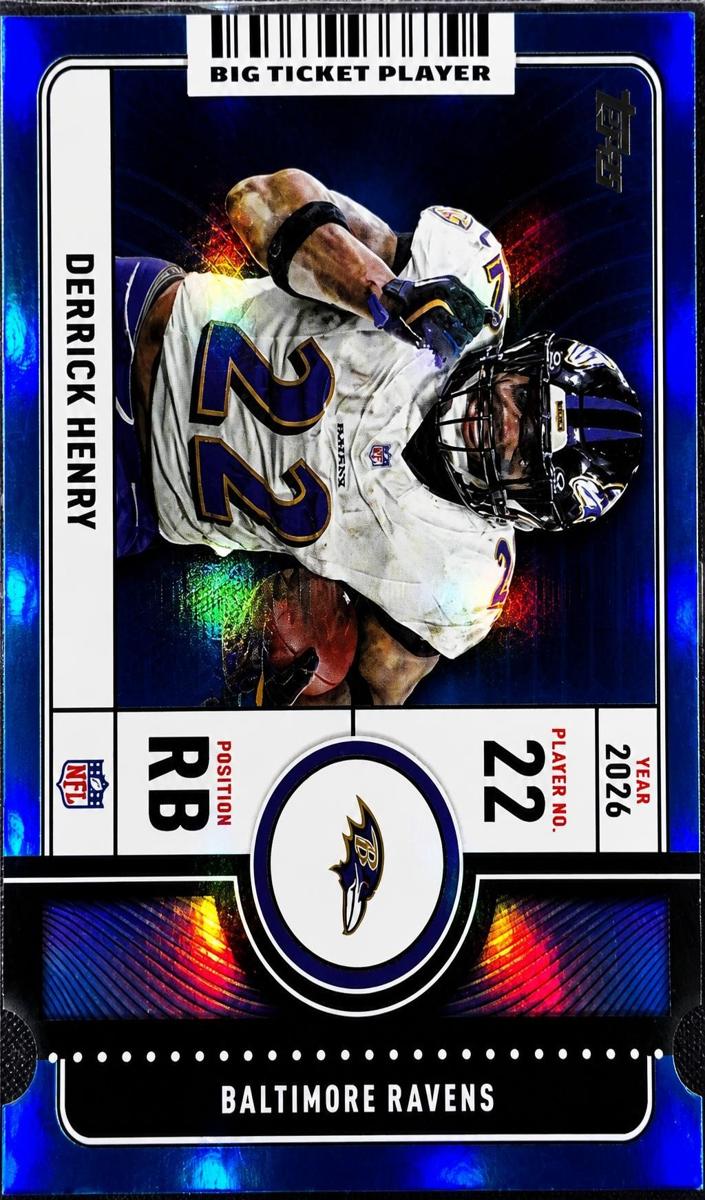 2026 Derrick Henry [Blue] #BTP-5