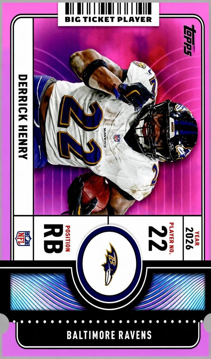 2026 Derrick Henry [Pink] #BTP-5