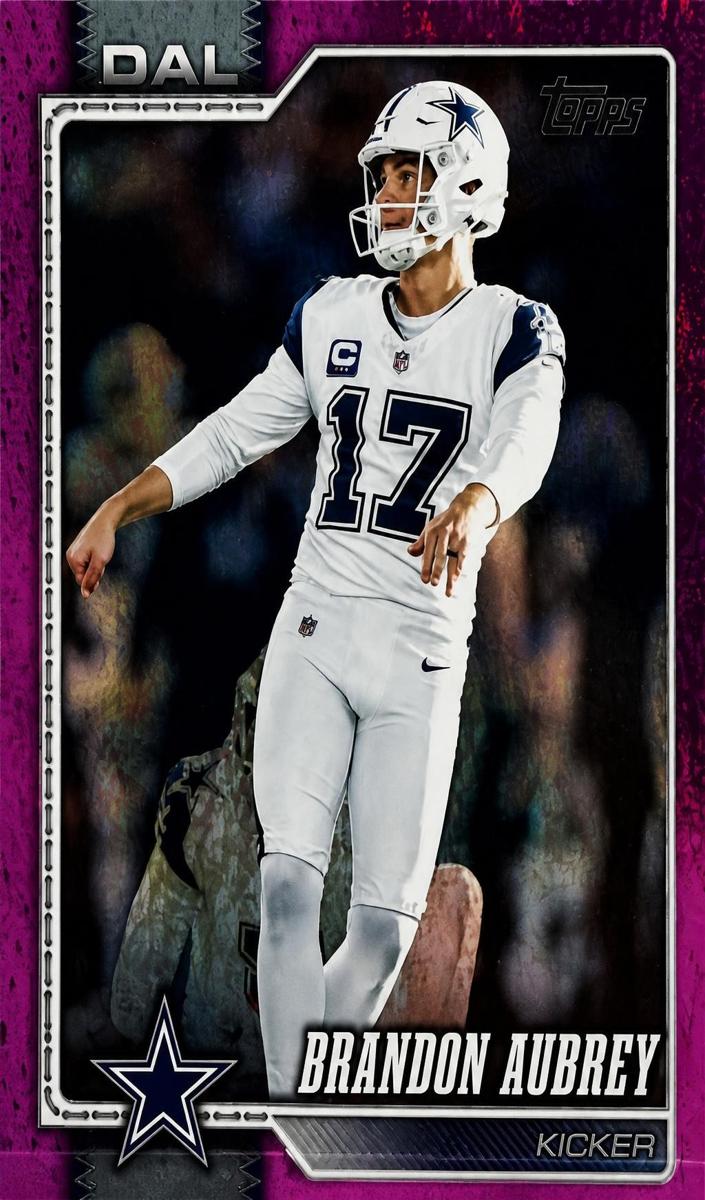 2026 Brandon Aubrey [Pink Holo Foil] #52