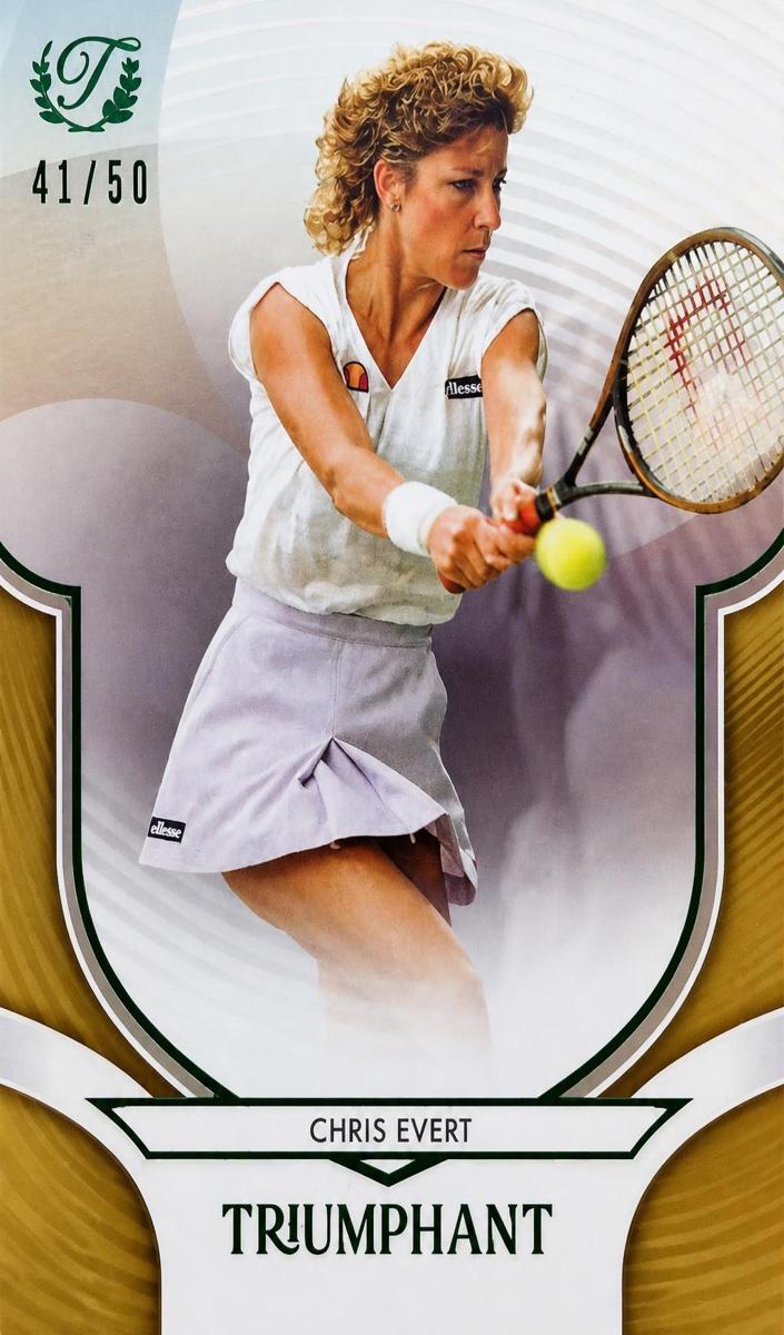 2025 Chris Evert [Trophy Gold Foil] #18