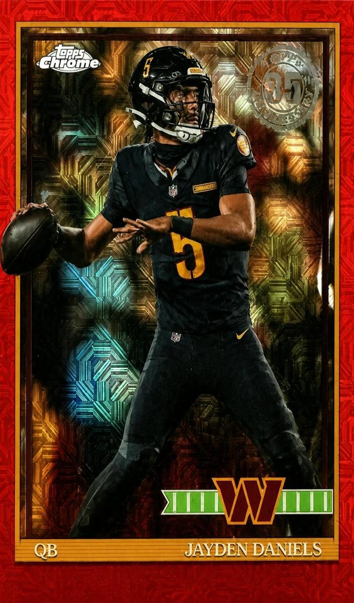 2026 Jayden Daniels [Red Mojo Refractor] #91TC-44