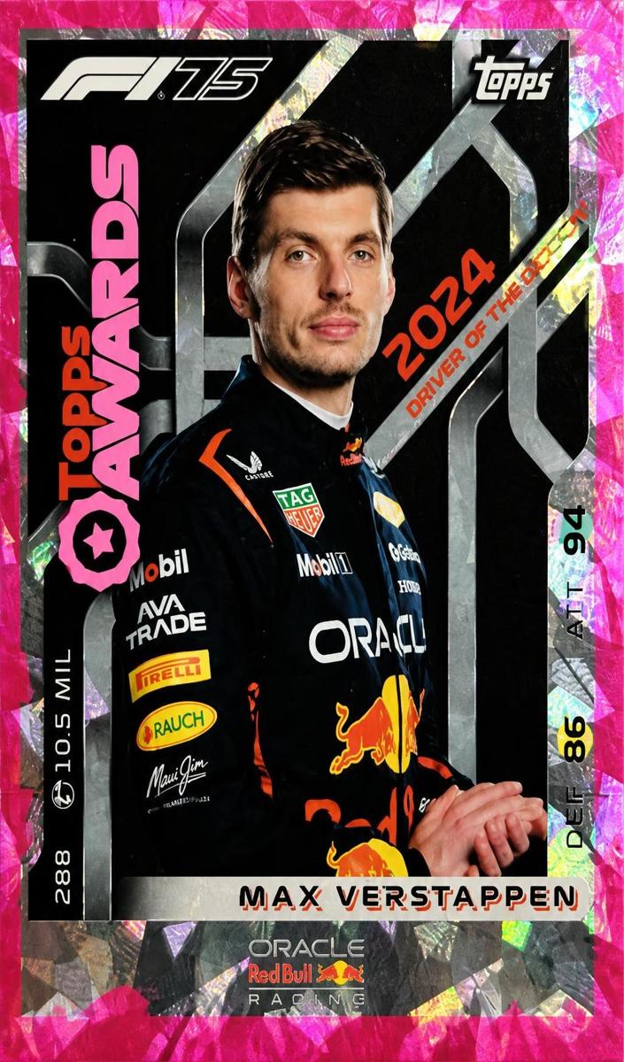 2025 Max Verstappen [Diamond Grey Foil] #288