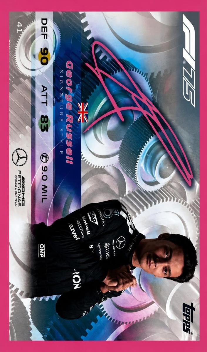 2025 George Russell [Cranberry Foil] #41