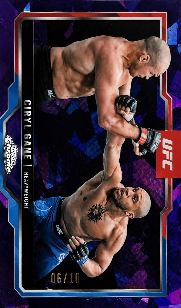 2025 Ciryl Gane [Purple Geometric Refractor] #33