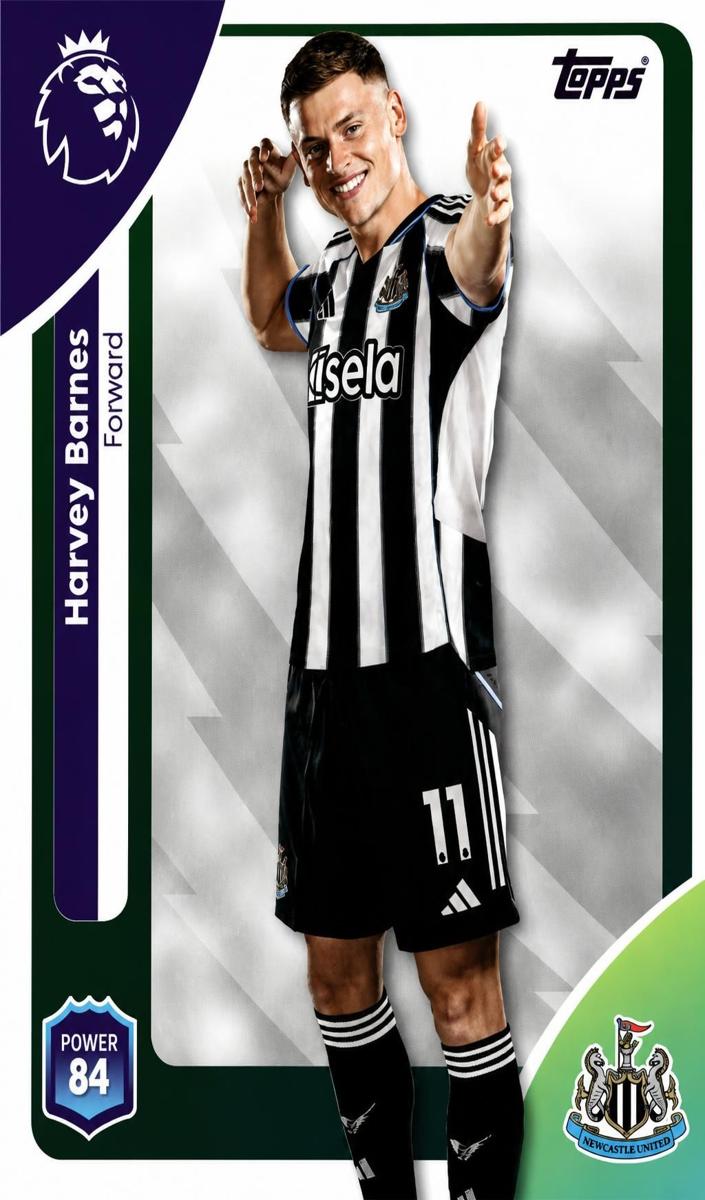 2025 Harvey Barnes #229