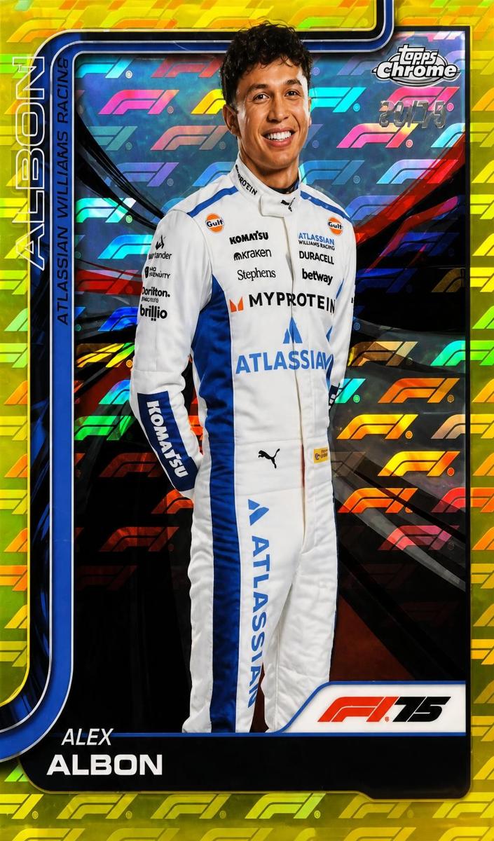 2025 Alex Albon [Yellow LogoFractor] #17
