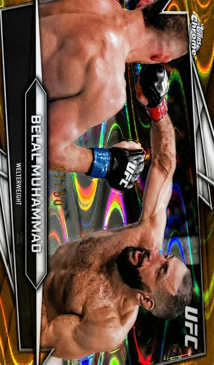 2026 Belal Muhammad [Gold Refractor] #101