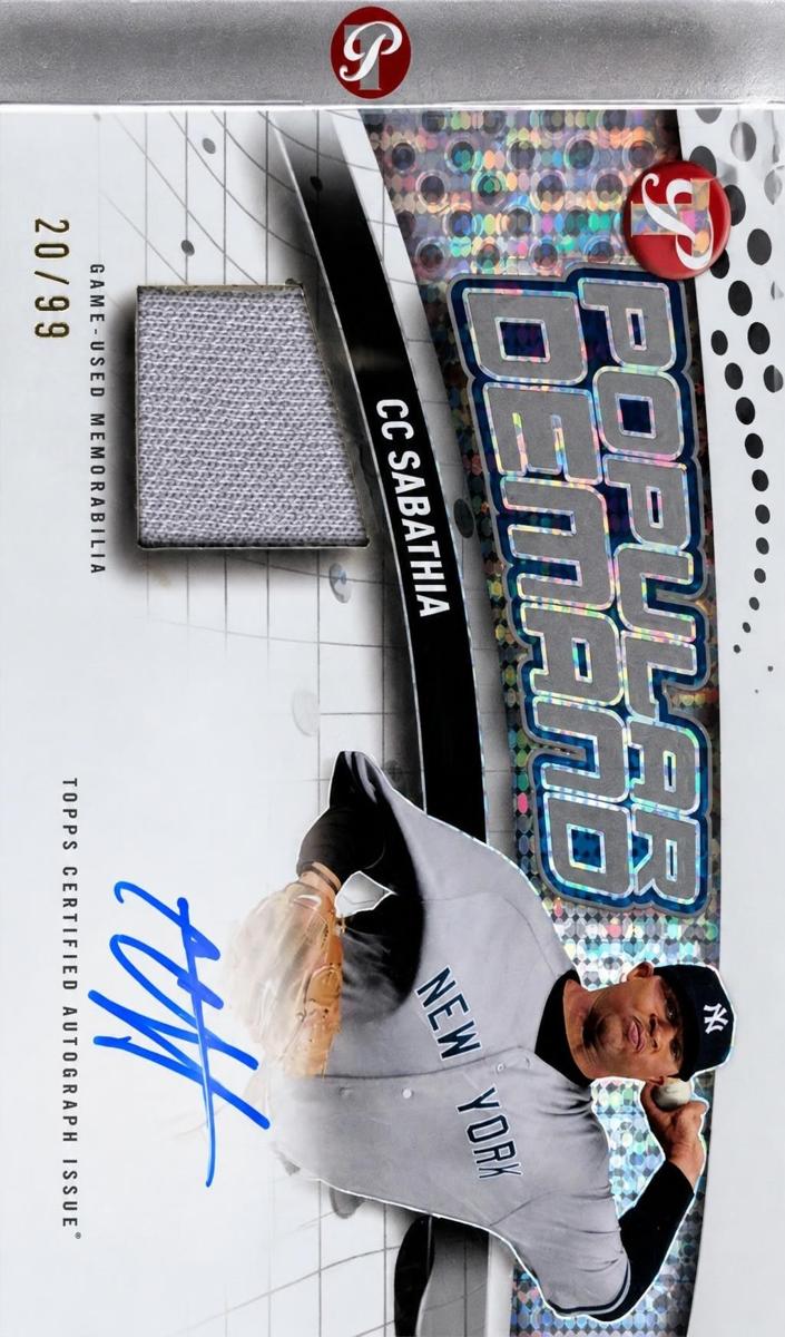 2026 CC Sabathia #PDAR-CS