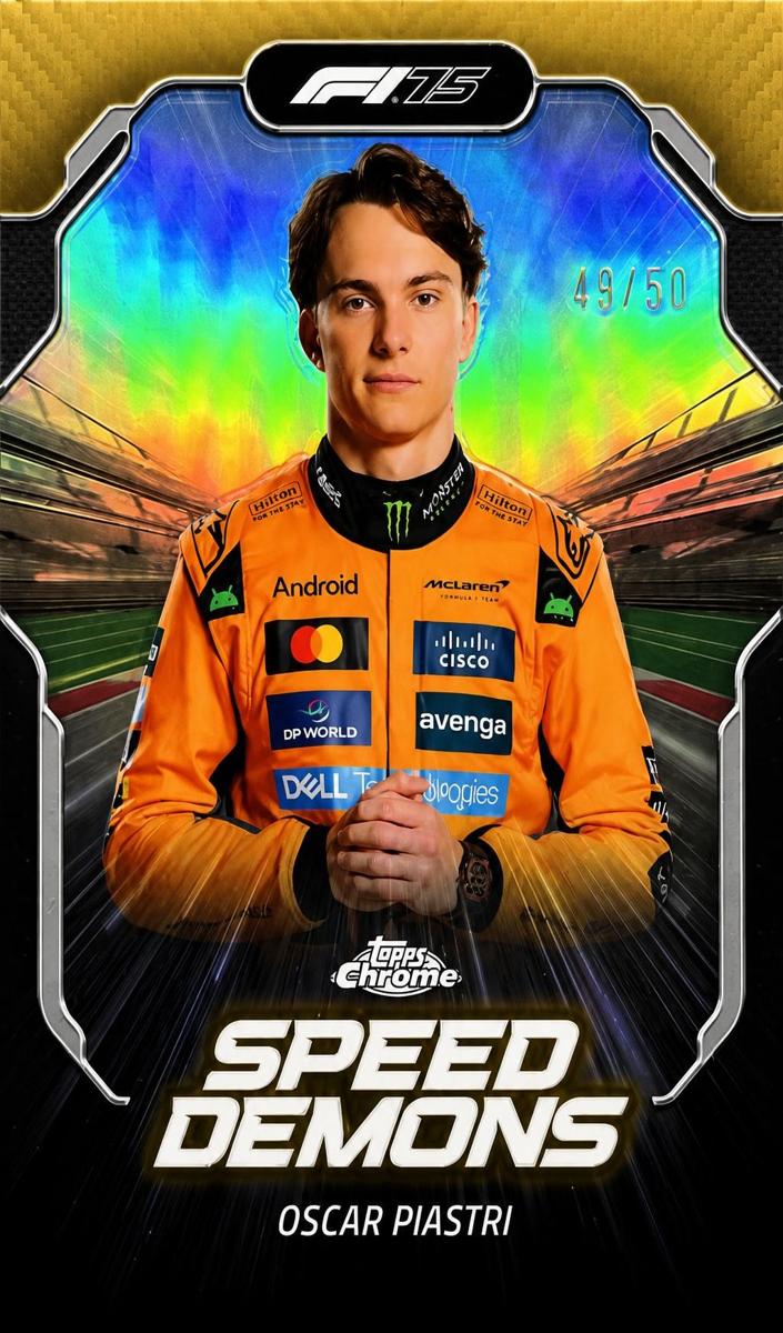 2025 Oscar Piastri [Gold Refractor] #SD-4