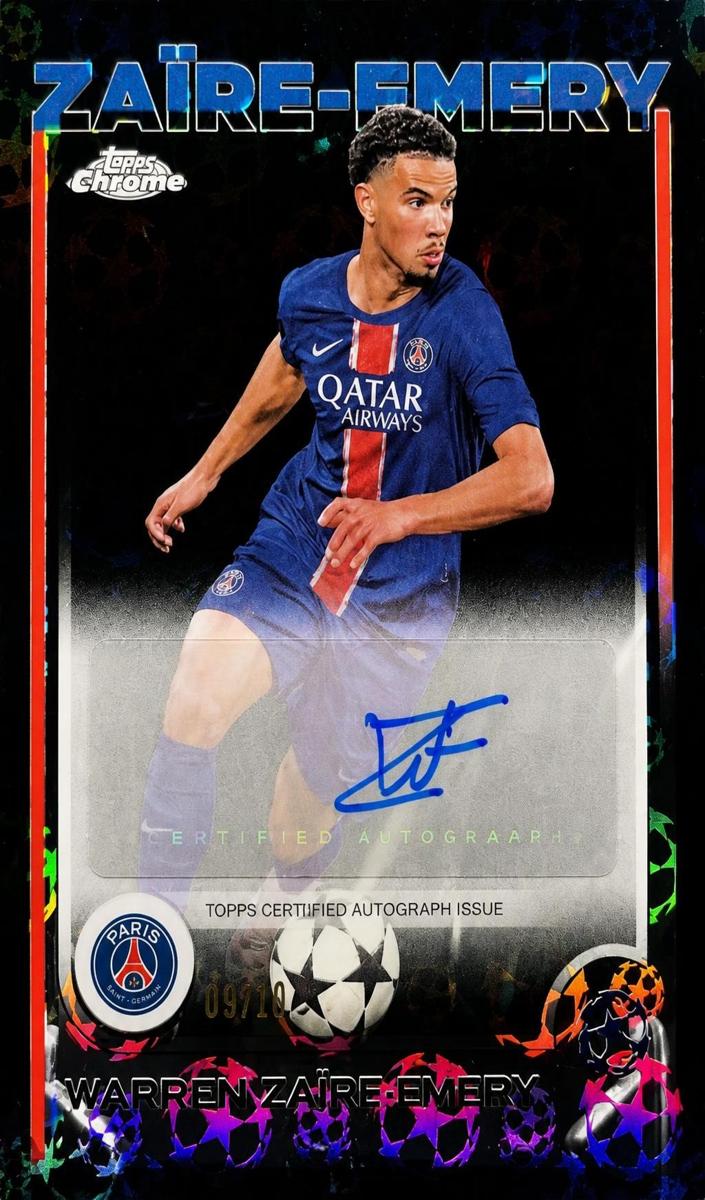 2024 Warren Zaire-Emery [Black Refractor] #CA-WZ