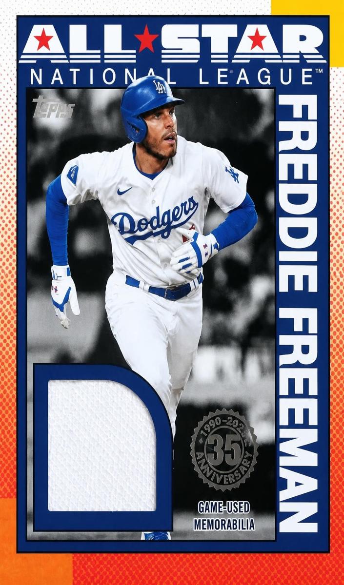 2025 Topps Freddie Freeman [Black] #90ASR-FF card