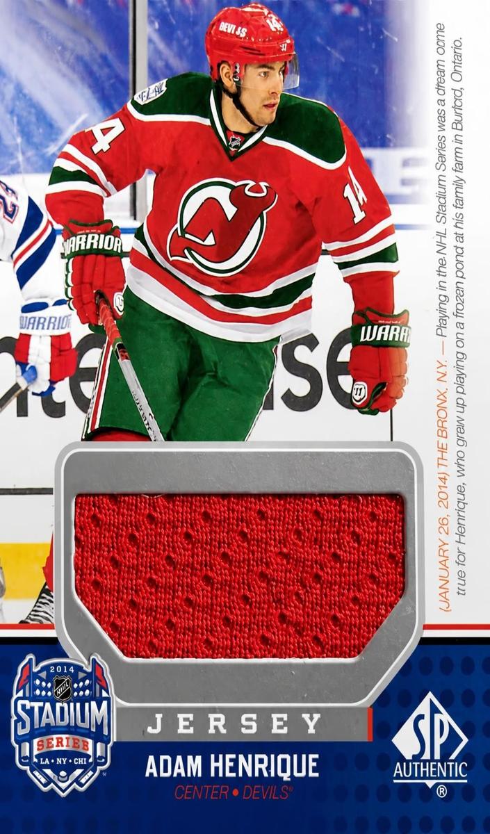 2014 SP Game Used Adam Henrique #SS-AH card