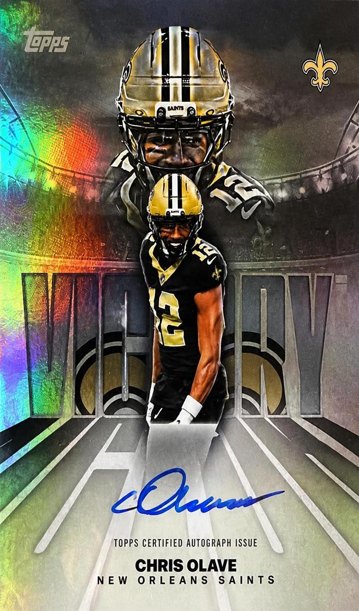 Chris Olave 2026 Topps Flagship Victory Ink Football