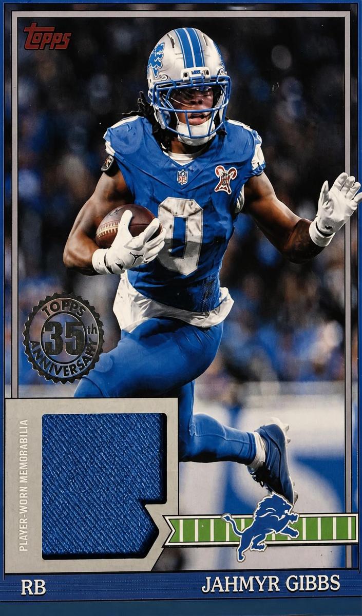 2026 Topps Flagship Jahmyr Gibbs #91TFR-JGIBB card