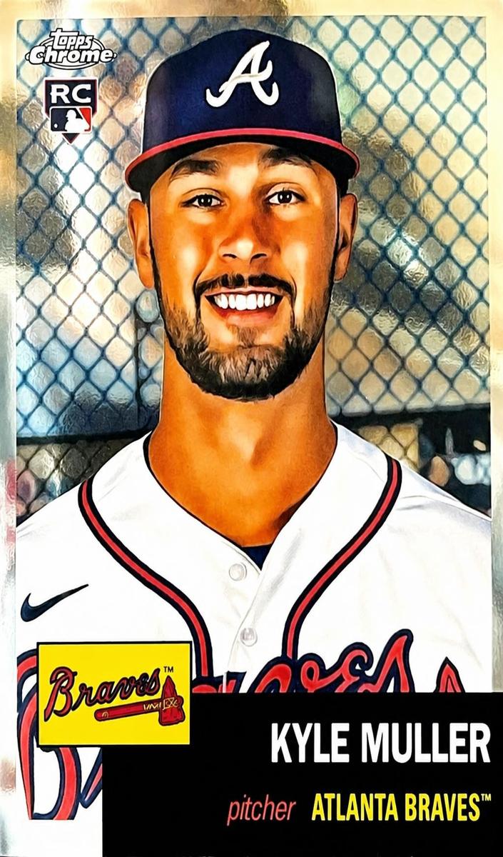 2022 Topps Chrome Platinum Anniversary Kyle Muller #80 card