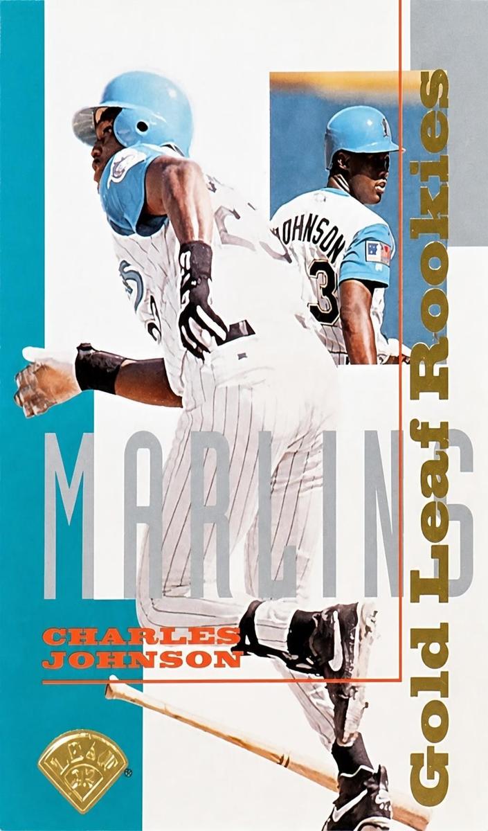 1995 Leaf Charles Johnson #9 card