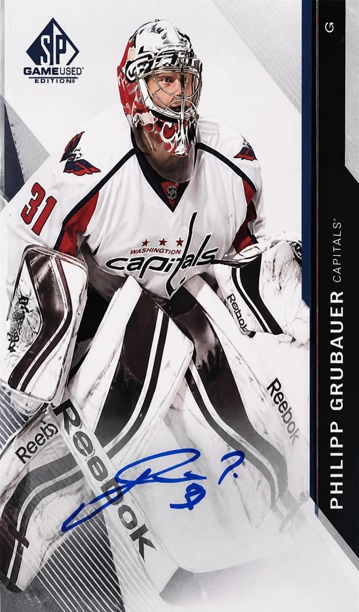 2014 SP Game Used Philipp Grubauer #45 card