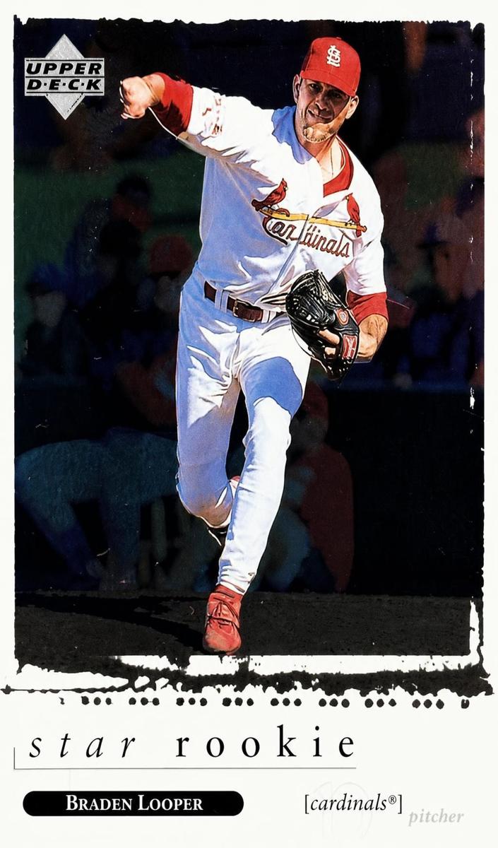 1998 Upper Deck Braden Looper #593 card