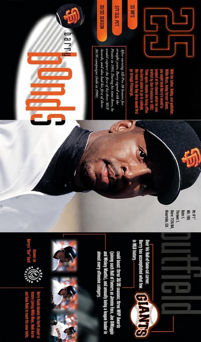 1996 Barry Bonds #29