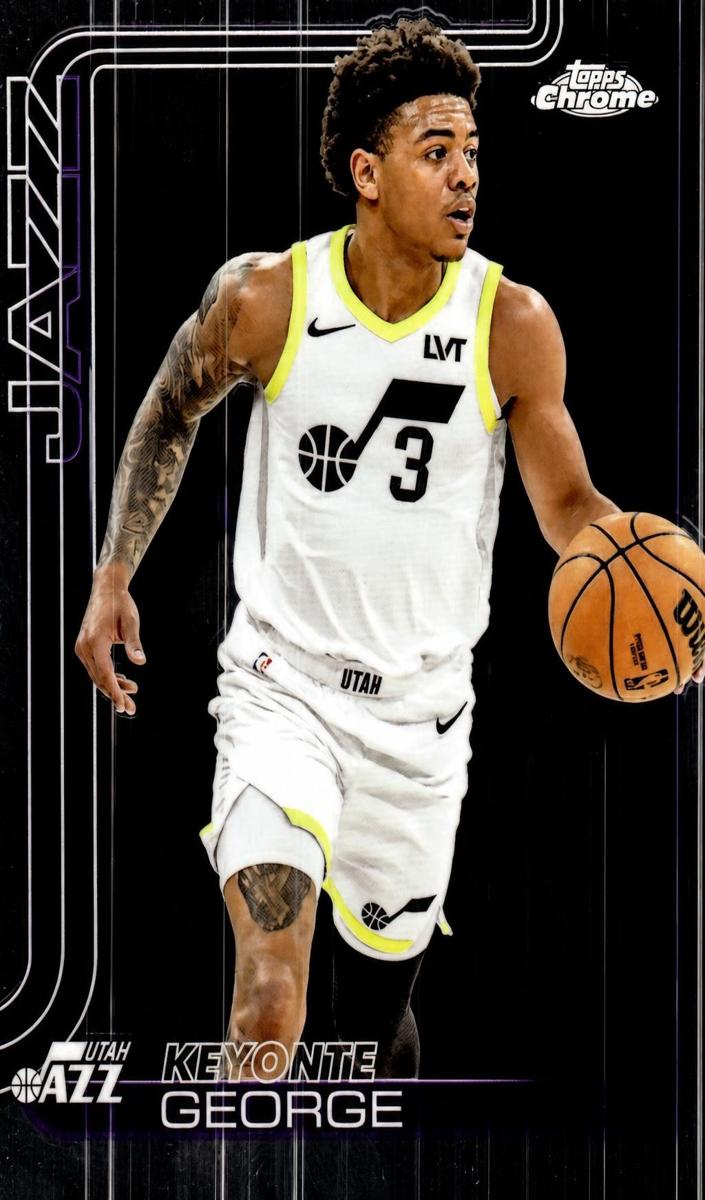 2025 Topps Chrome Keyonte George #235 card