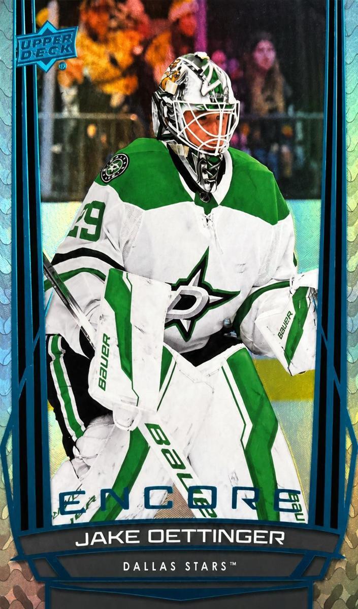 2025 Upper Deck Jake Oettinger [Blue] #E-4 card