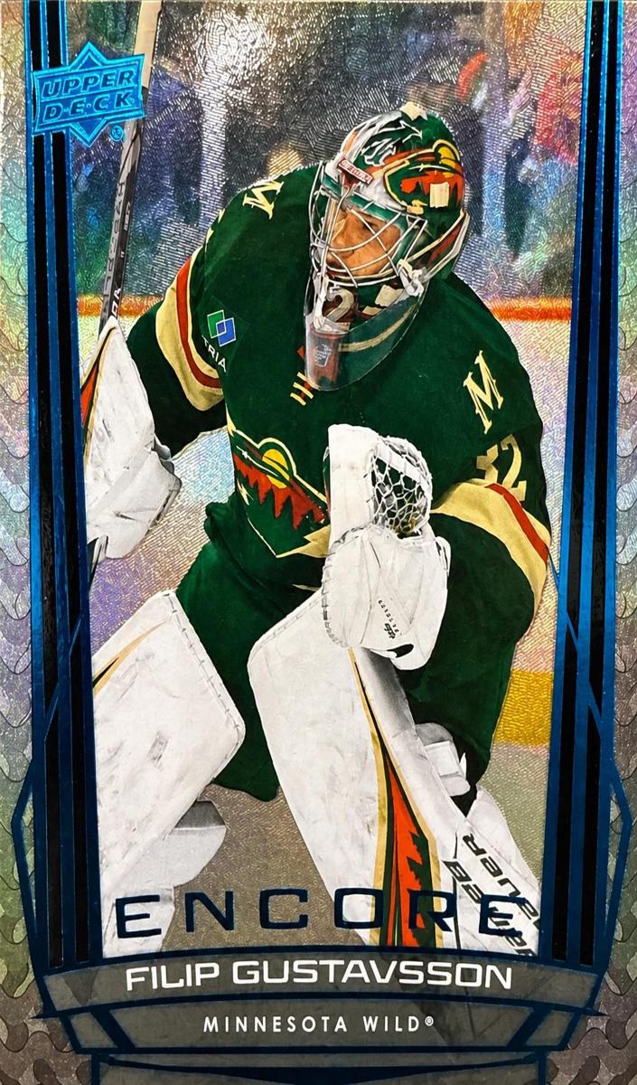2025 Upper Deck Filip Gustavsson #E-27 card