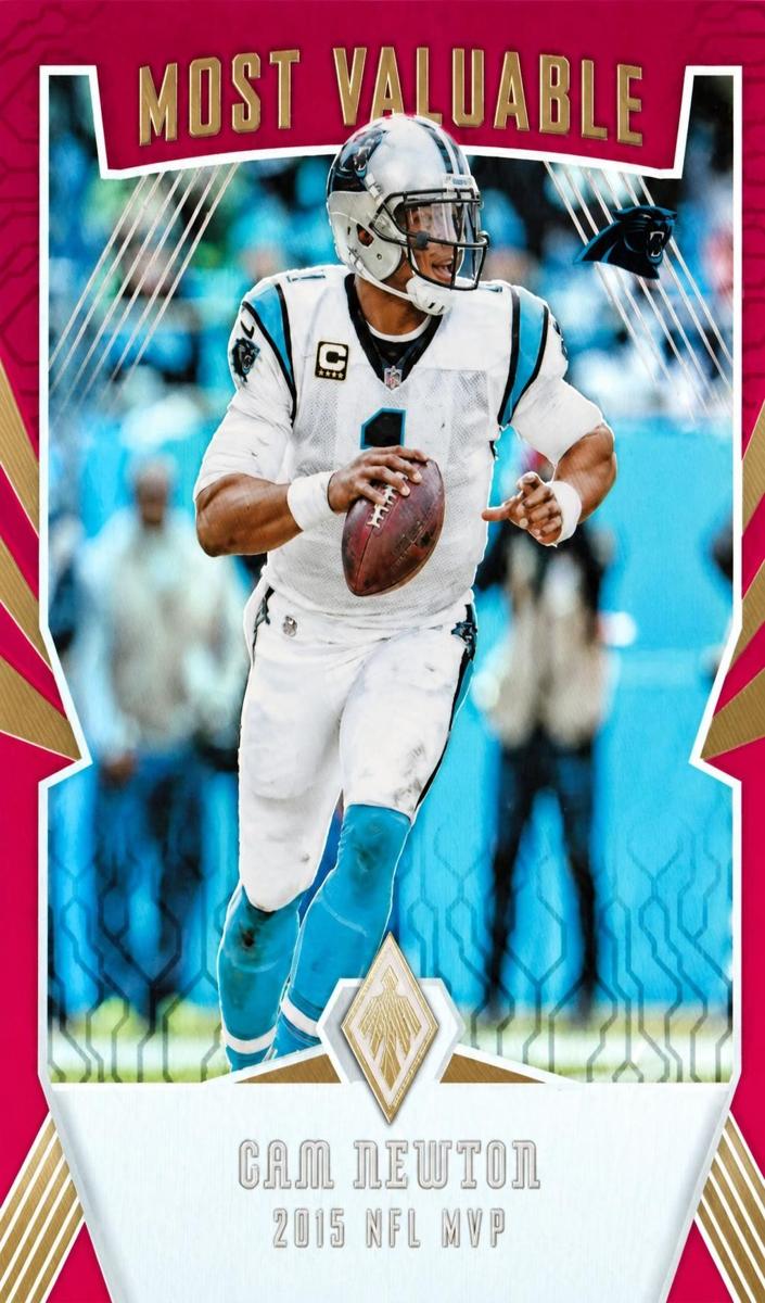 2018 Panini Phoenix Cam Newton [Orange] #7 card