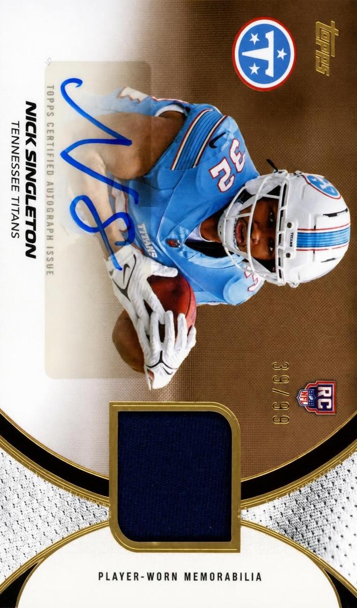 2026 Topps Flagship Nick Singleton #NFLRMA-NS card