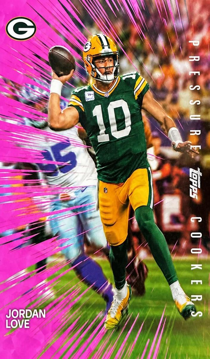 2026 Topps Flagship Jordan Love [Crackle Foil] #PC-15 card