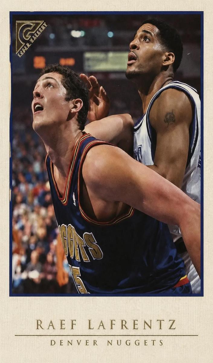 1999 Topps Gallery Raef LaFrentz #57 card